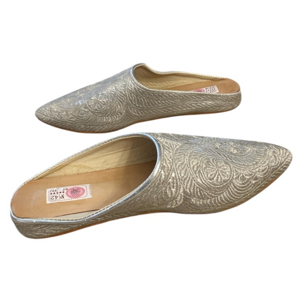 Wedding Moroccan Slippers, sheepskin slippers womens, Handmade silk moccasins